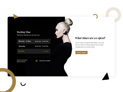 Business Hours branding business company design time typography ui ux vector web website