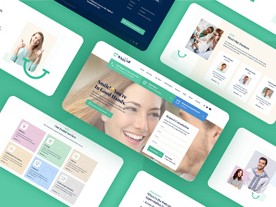 Dental Clinic-UI/UX Design photoshop ui design ux design web web design