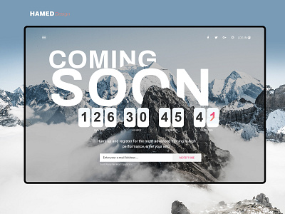 Countdown company content corporate countdown countdown timer illustration timer typography ui ux web website