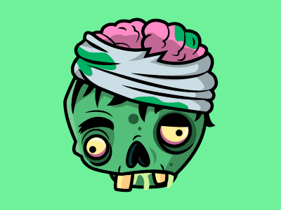Swiping Zombies animation character game gif illustration zombies