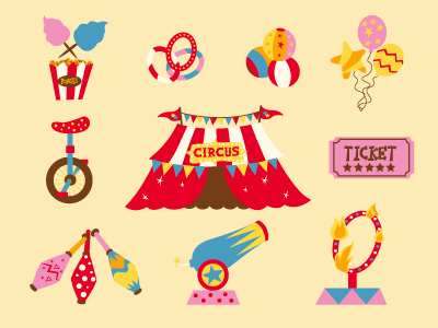Circus circus design icon illustration vector