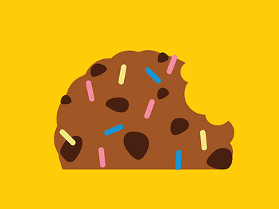 Cookie chocolate cookie design food illustration