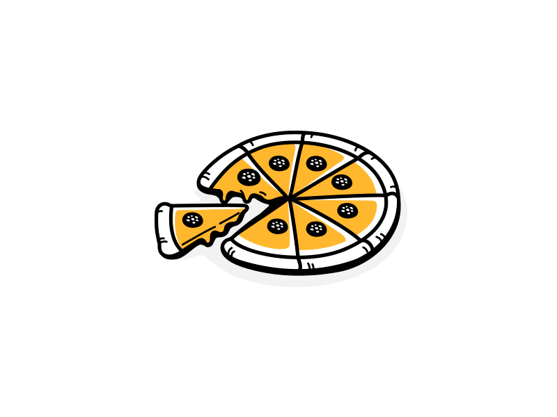 Brewery / Illustrations 🍺 beer brewery design digital hamburguer icon illustration pizza yellow