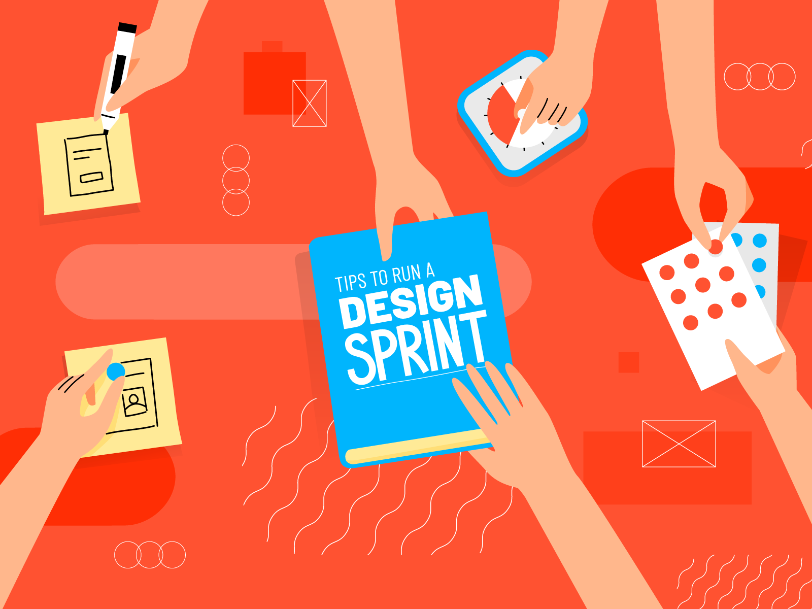 18 Tips to Run a Design Sprint article design design sprint digital illustration innovation news ui ux design