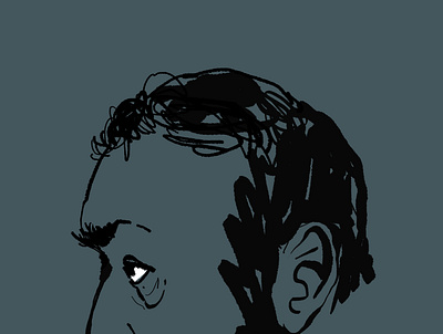 Stanley Kubrick Portrait drawing illustration movie portrait stanley kubrick