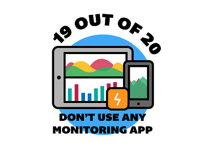 Monitoring Apps Illustration app data illustration infographic monitoring wearable
