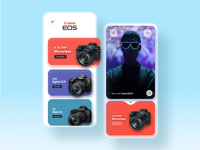 Canon EOS Camera App Ui Kit