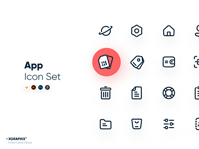 App Icon Set branding design designideas graphic design graphics icon icon design iconography icons iconset iconsets illustration logo ui ux vector