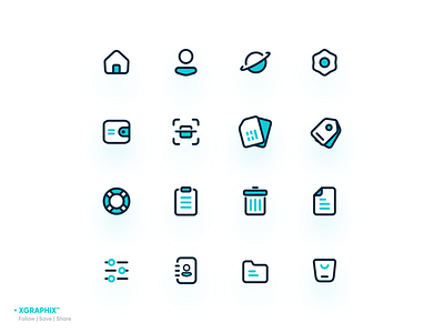 App Icon Set branding design designideas icon icon design icon pack icon set illustration logo minimal ui vector web
