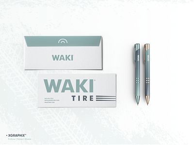 Waki Tire | Company brand design branding designideas graphiccontent graphics logos logotype vector visualidentity