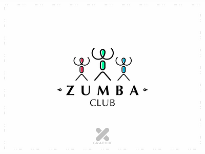 Zumba Club art artist brandmark color design designideas graphicdesign‏ graphics icon illustration logo logogrid typography vector web