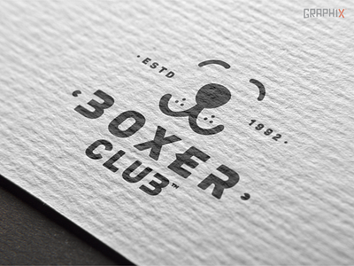 Boxer Club app art branding colourful design designideas flat graphics identity illustrator ios lettering logo minimal mobile type typography vector web