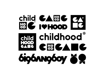 Childhood Gang - T-shi*t Print IV bang big boy brandig brandits child childhood gang hood logo love typography