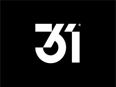 [ WIP ] - 31 black branding brandits design geomatric logo minimal number numeral print white