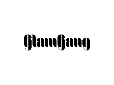 [ WIP ] - GlamGang blink brand branding brandits clothing fashion gang girls glamour logo wear women
