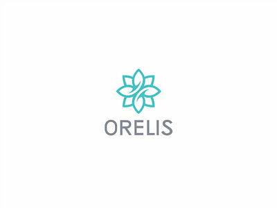Orelis brand cosmetics cream design flower leaf logo lotion medical naturl skin
