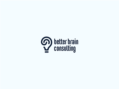 Better Brain Consulting brain branding bulb human light logo nature psychology research