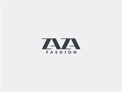 Zaza boutique branding cloth fashion flat logo minimal modern store wear women