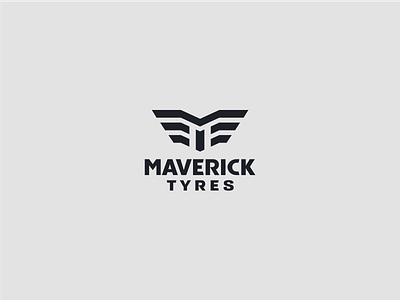 Maverick Tyres asphalt auto branding car logo monogram road spped type tyre