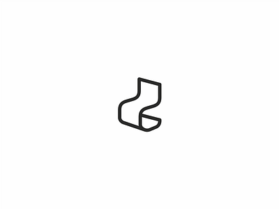 Homework V - D for Design chair design furniture intitial line logo minimal monogram shape type
