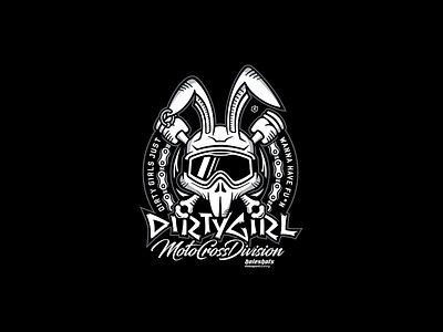 Dirty Girl apparel bike branding clothing design heart logo moto motocross speed sport supermoto