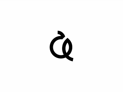 Q + Fruit + Fish branding fish fruit grocery logo mark minimal monogram shop symbol