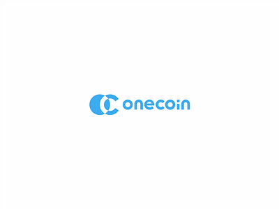 One Coin app branding cash logo minimal mobile money monogram one transfer
