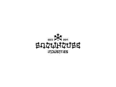 Snowhouse branding extreme house industry logo mountains snow snowboard snowflake sport white winter