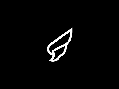 Falcon [ Wip ] animal bird brand branding brandits falcon fly letter logo minimal sky typography