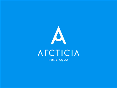Arcticia aqua arctic bottle branding brandits drop fresh logo mineral monogram pure water