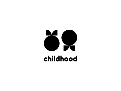 Childhood boy branding brandits child childhood circle clothing geometric girl kids logo wesr