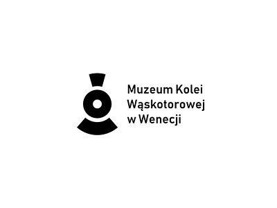 Narrow Gauge Railway Museum in Wenecja branding brandits locomotive logo minimal museum railway track train