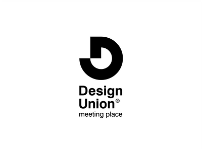 Design Union art branding design geometric logo minimal monogram people place union