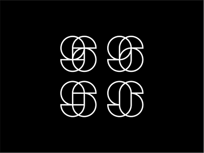 Play With Shapes - 96 branding brandits circle geometric line logo minimal number play shape