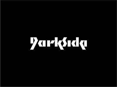 Play With Type - Dark Side branding brandits dark force logo minimal play side type typography