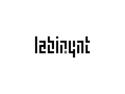 Play With Type - Labirynt [ Maze ] branding branits geometric labyrinth line logo maze minimal type typography