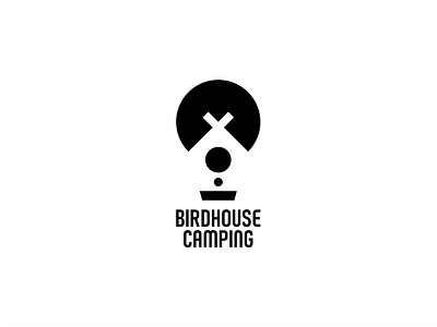 Birdhouse Camping bird birdhouse branding brandits camp camping campsite holidays logo sun tents water