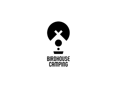 Birdhouse Camping bird birdhouse branding brandits camp camping campsite holidays logo sun tents water