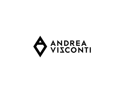 Andrea Visconti - The Jeweler branding brandits diamond gold jeweler jewelers jewelry logo monogram necklace ring type