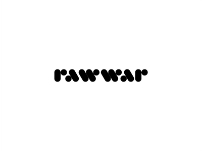 Play With Type - RawWar army branding brandits logo minimal play raw type typeface typography vector war