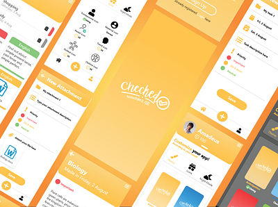 Checked - To Do List Application (Repost) android application application design application ui design ios mobile mobile app mobile ui technologies technology to do list application todolist uidesign