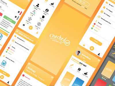 Checked - To Do List Application (Repost) android application application design application ui design ios mobile mobile app mobile ui technologies technology to do list application todolist uidesign