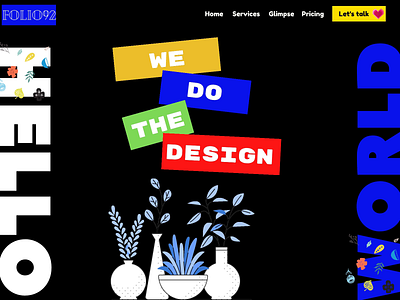 Web Home Page Design in Dark Mode. 3d animation branding darkmode designagency designstudio graphic design illustration motion graphics productdesign ui webdesign webpage webui