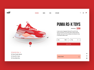 Puma Sneaker - Web Concept