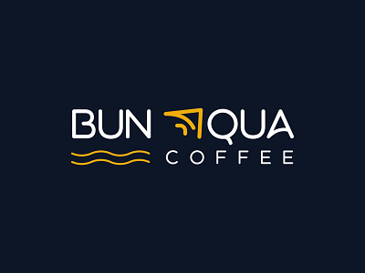 Bun Aqua Logo branding design illustration logo typography