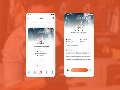 CVGT Mobile app design