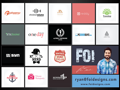 Some Recent Designs Collage collage logo design