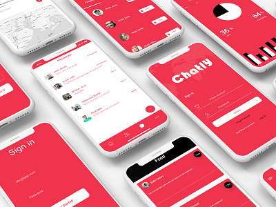 Chat App app chat chat app design dribbble mobile mobileapp ui ux