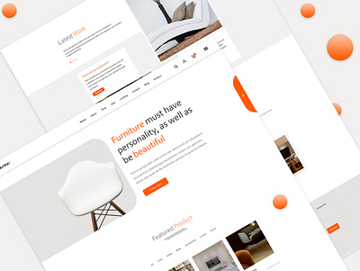 Furniture Website app design dribbble elegent furniture website ui ux website websitedesign websites