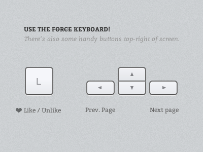 Use The Keyboard button key keyboard